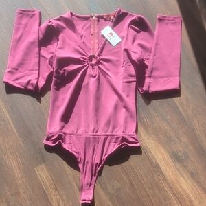 RED BY BKE trendy Bodysuit For Women Size XS. It Goes Great With High Waist.$8